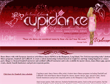 Tablet Screenshot of cupidance.com